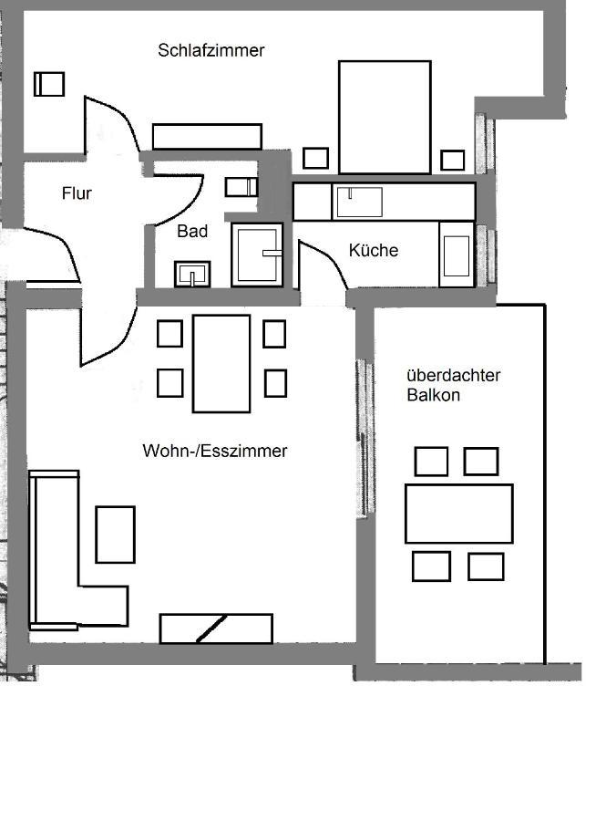 Ferienwohnung Frieda Mit Ueberdachtem Balkon Winterberg Extérieur photo